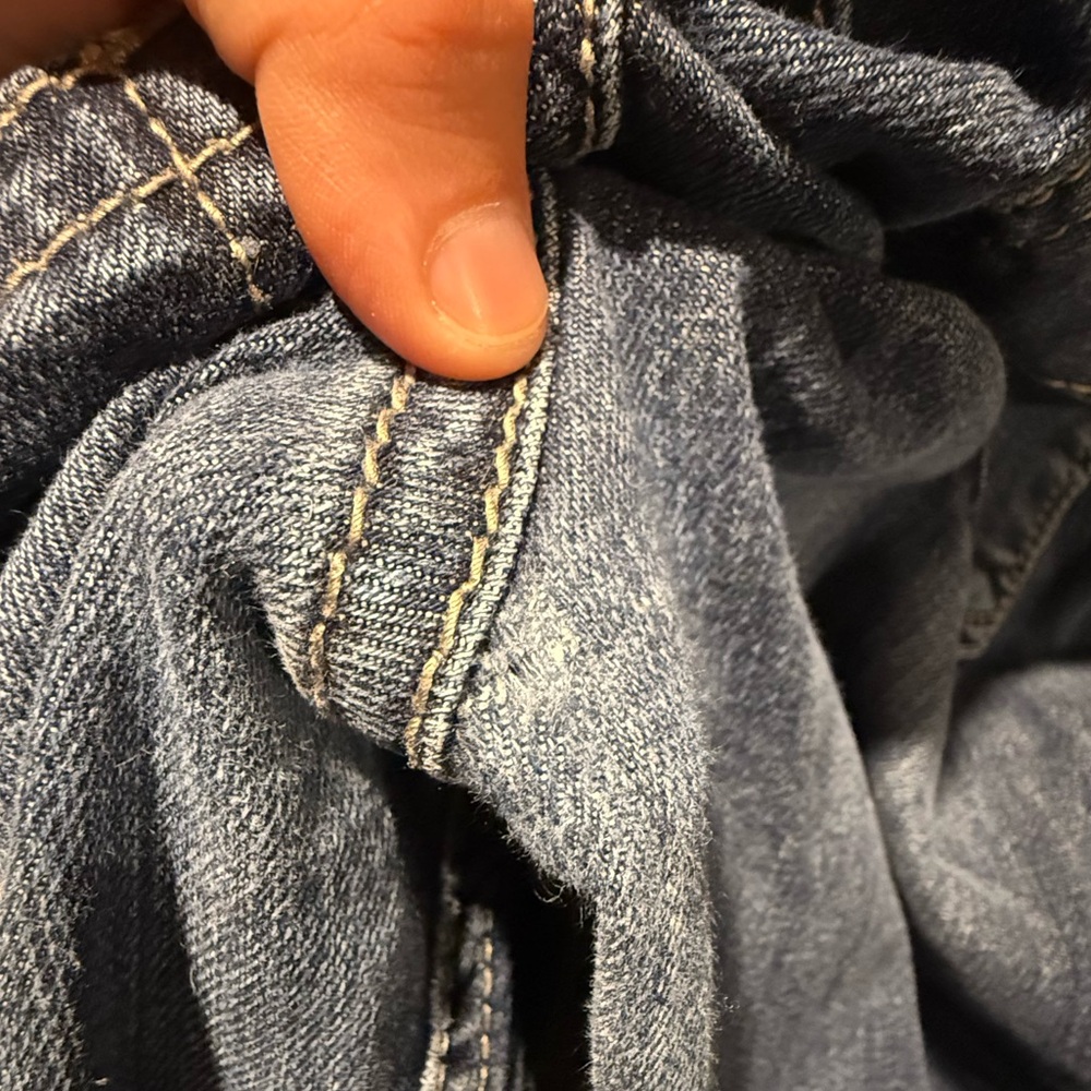 Silver Suki jeans womens 32x32 blue Bootcut western stretch distressed - Picture 5 of 13